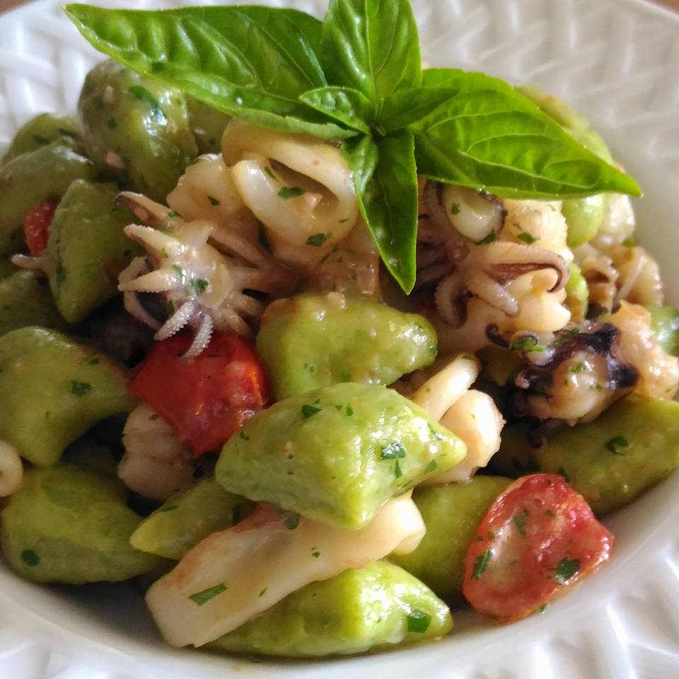 Gnocchi di Piselli alla Marinara