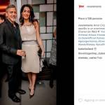 Amal Alamuddin Clooney sotto accusa: "Il suo vestito costa...
