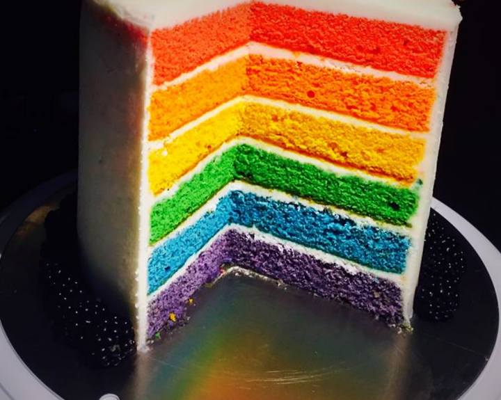 Rainbow Cake... Per un Carnevale colorato...