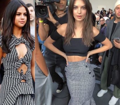 Emily Ratajkowski come Selena Gomez: pied-de-poule mania FOTO