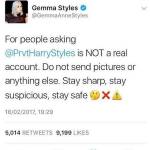 Harry Styles, sorella Gemma furiosa: colpa di un account Twitter