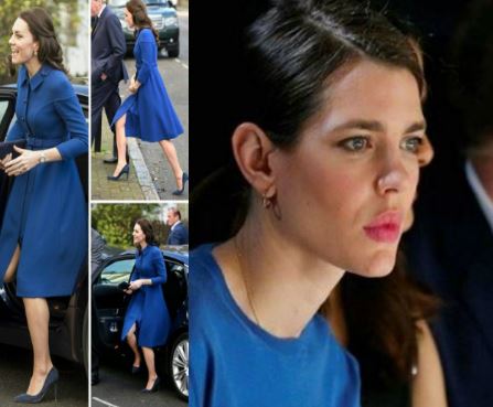 Charlotte Casiraghi, Kate Middleton: passione blu FOTO