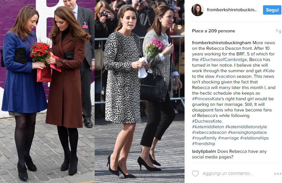 Kate Middleton nel panico: l'addio che mette in crisi la Duchessa