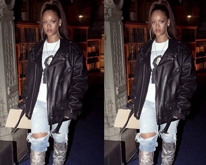 Rihanna è la prima ad indossare gli stivali Saint Laurent che abbiamo adorato FOTO