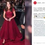 Kate Middleton, trasparenze e pizzo rosso ma quel particolare... FOTO