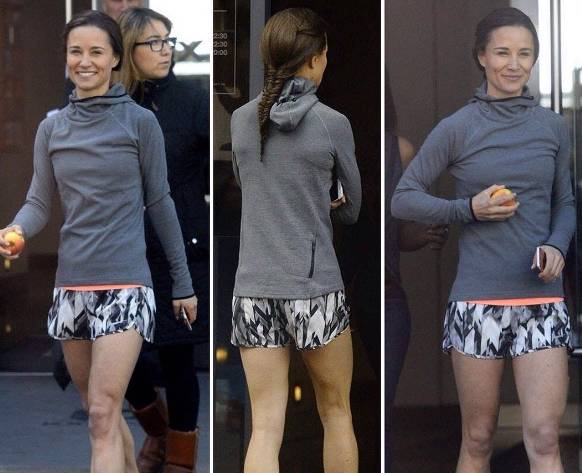 Kate Middleton, Pippa in shorts sportivi: gambe in vista FOTO