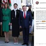 Rania di Giordania, Melania Trump: sfida di look FOTO