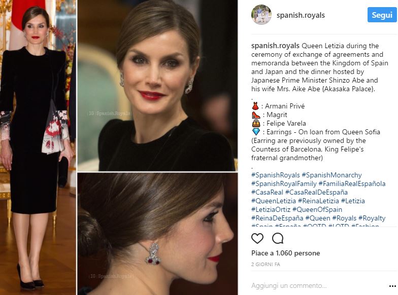 Letizia Ortiz incantevole in Armani: look impeccabile FOTO