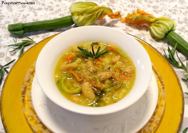 Orzetto Fiorito con Fagioli Cannellini