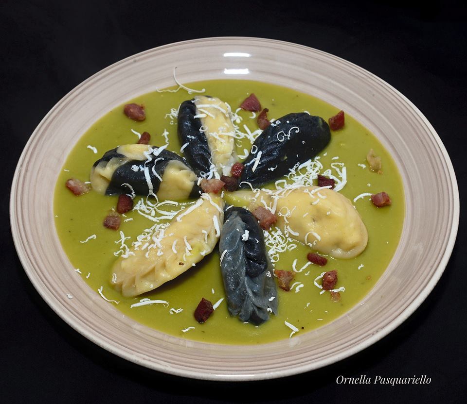 Culargiones in Fiore con Crema di Piselli... Ed è subito Primavera