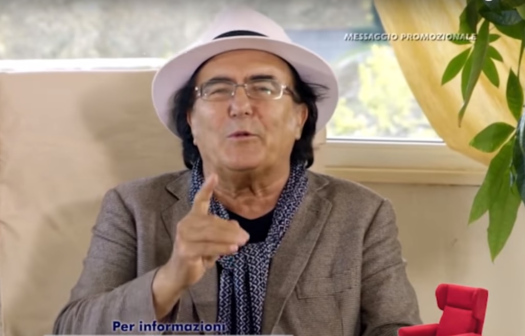 AlBano Carrisi criticato: pubblicità fa discutere il web VIDEO