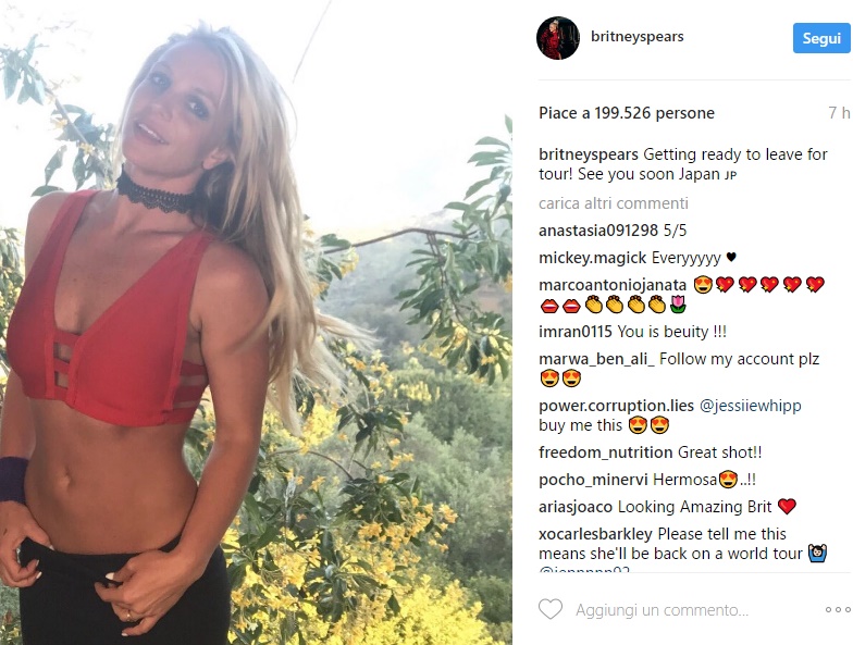 Britney Spears sempre più magra: fisico come nel 2000 FOTO