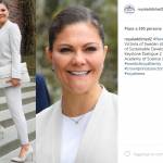 Letizia Ortiz e Vittoria di Svezia: eleganti in total white