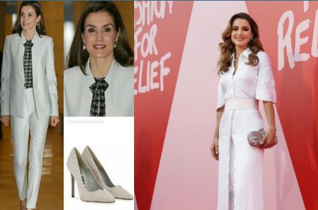 Letizia Ortiz, Rania di Giordania: impeccabili in total white FOTO