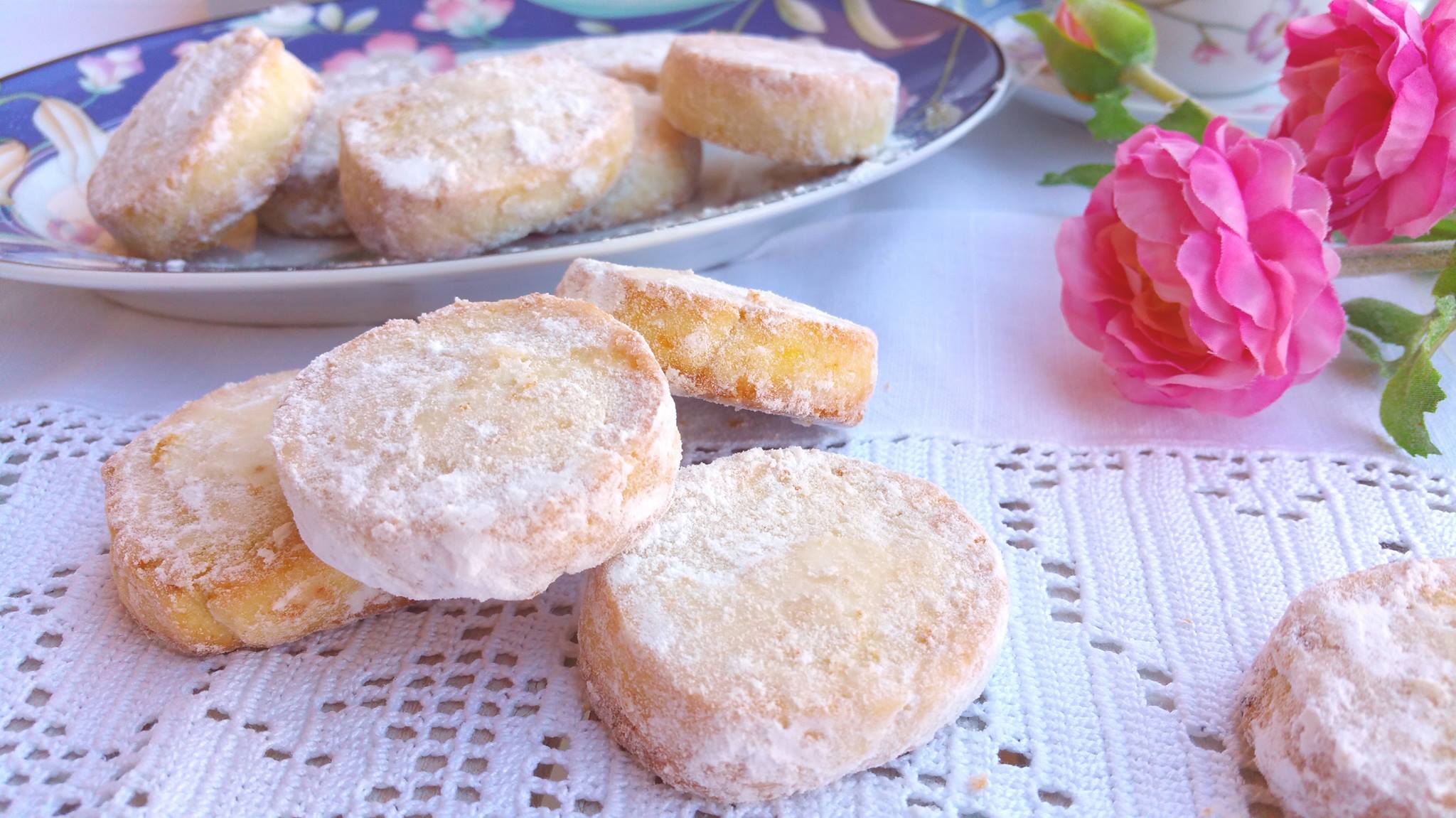 Lemon Meltaways, i tipici biscottini inglesi al limone