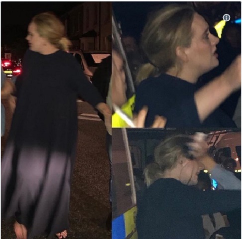 Adele piange in pubblico a Londra
