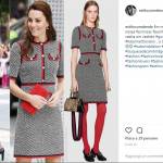 Charotte Casiraghi, Kate Middleton: look Gucci a confronto FOTO