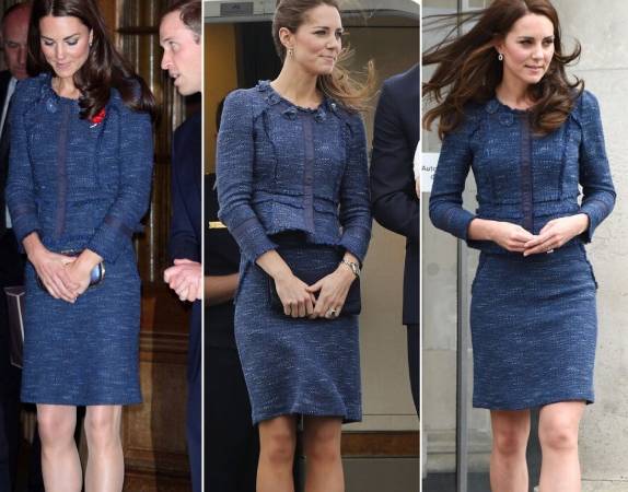 Kate Middleton in blu: ecco il suo abito preferito FOTO