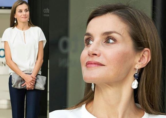 Letizia Ortiz look: outfit semplice e chic FOTO