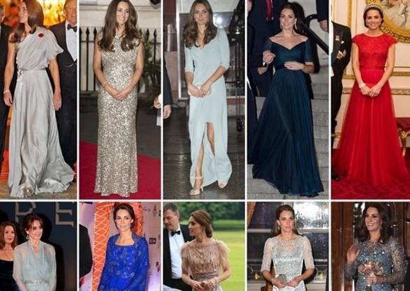 Kate Middleton in abito lungo: i look più belli FOTO
