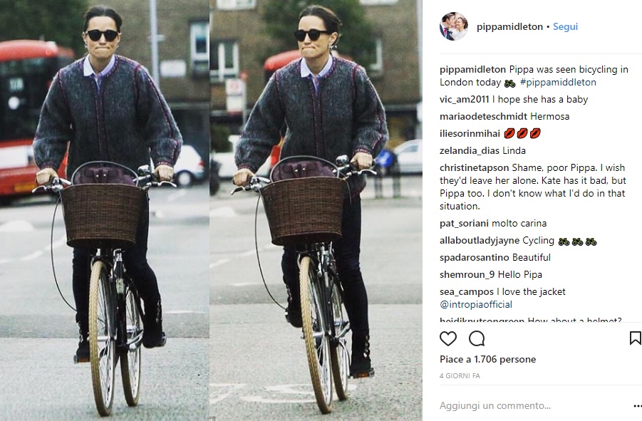 Kate Middleton, sorella Pippa casual chic: cappotto vintage FOTO