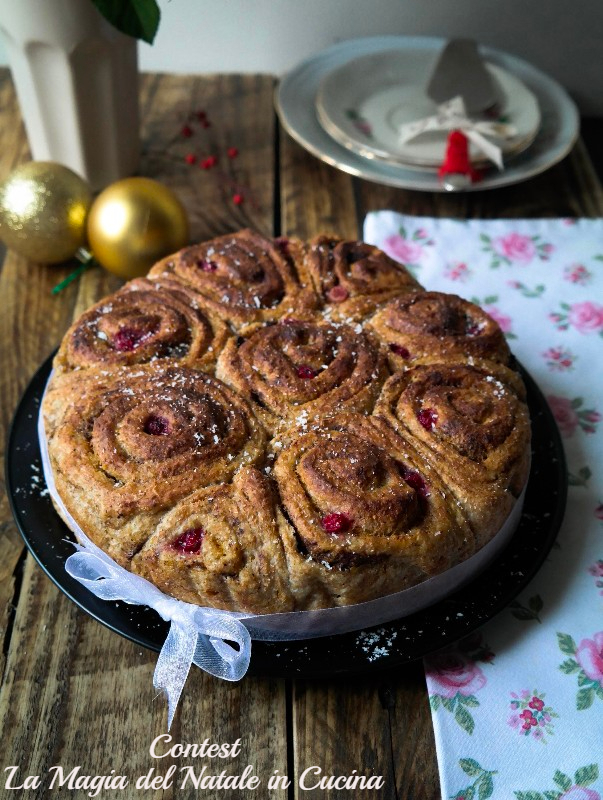 Contest: Torta di rose vegan senza burro, uova e margarina in versione natalizia (di Julie Ann Giovanola)