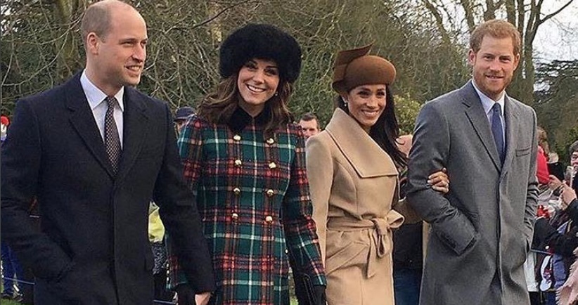 Meghn Markle: look di Natale è un omaggio a Kate Middleton FOTO