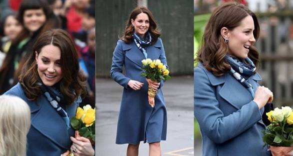 Kate Middleton incinta veste italiano: cappottino super chic FOTO