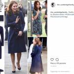 Kate Middleton: abito a fiori premaman e cappottino FOTO