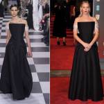 Bafta 2018, Jennifer Lawrence total black in Dior