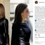 Letizia Ortiz look: maglia in pelle borchiata per la regina