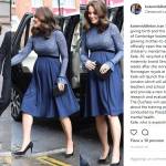 Kate Middleton sceglie ancora il blu: abito in pizzo e merletti FOTO