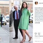 Kate Middleton look primaverile: completo verde brillante FOTO