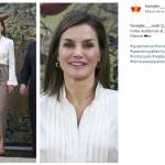 Letizia Ortiz outfit casual chic per la regina di Spagna FOTO