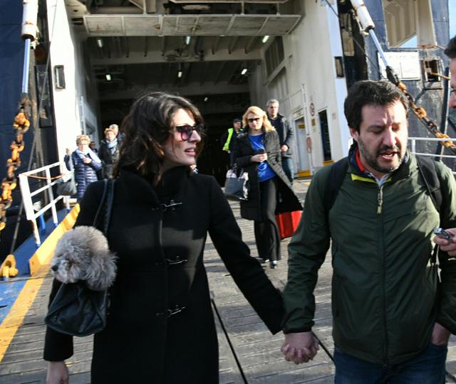 Matteo Salvini e Elisa Isoardi a Ischia per Pasqua FOTO