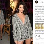 Kendall Jenner dimentica i pantaloni: maxi maglione a Cannes
