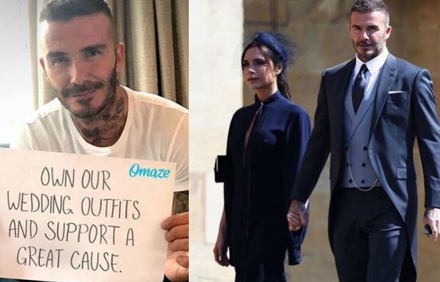 David e Victoria Beckham, all'asta gli abiti del royal wedding: ecco perché
