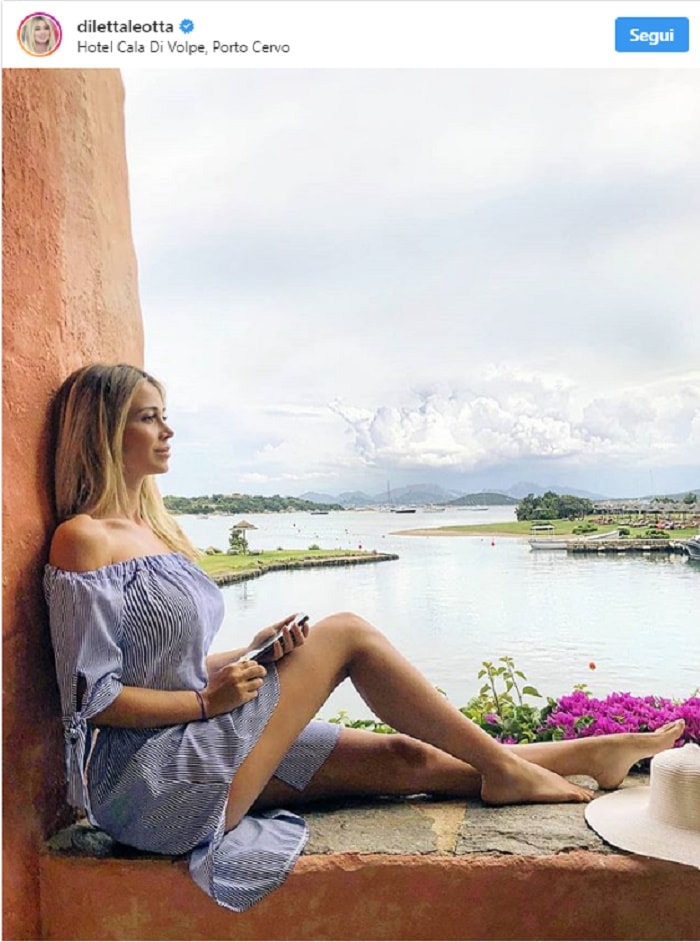 Diletta Leotta in vacanza in Sardegna4