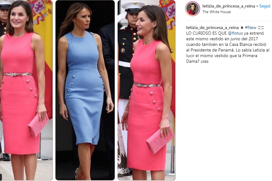 Letizia Ortiz omaggia Melania Trump: il dettaglio fashion VIDEO