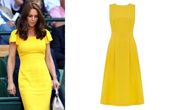 Kate e Meghan, ecco il vestito giallo low cost ispirato alle due duchesse