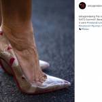 Melania Trump lancia le paper shoes...firmate Louboutin