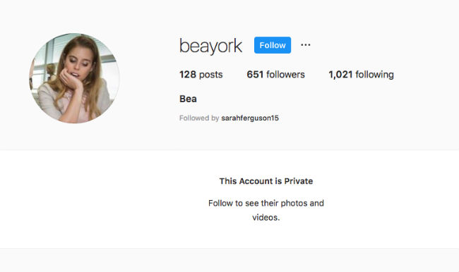Svelato l'account Instagram della principessa Beatrice di York!
