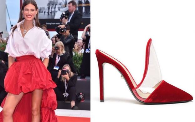 Venezia 75, Bianca Balti veste Oviesse sul red carpet e scarpe Alevì