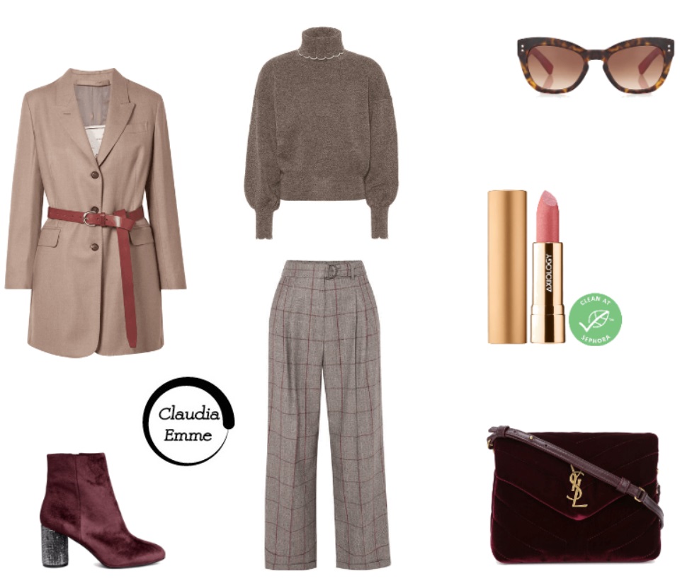 Outfit del giorno: smart e chic con i colori d'autunno