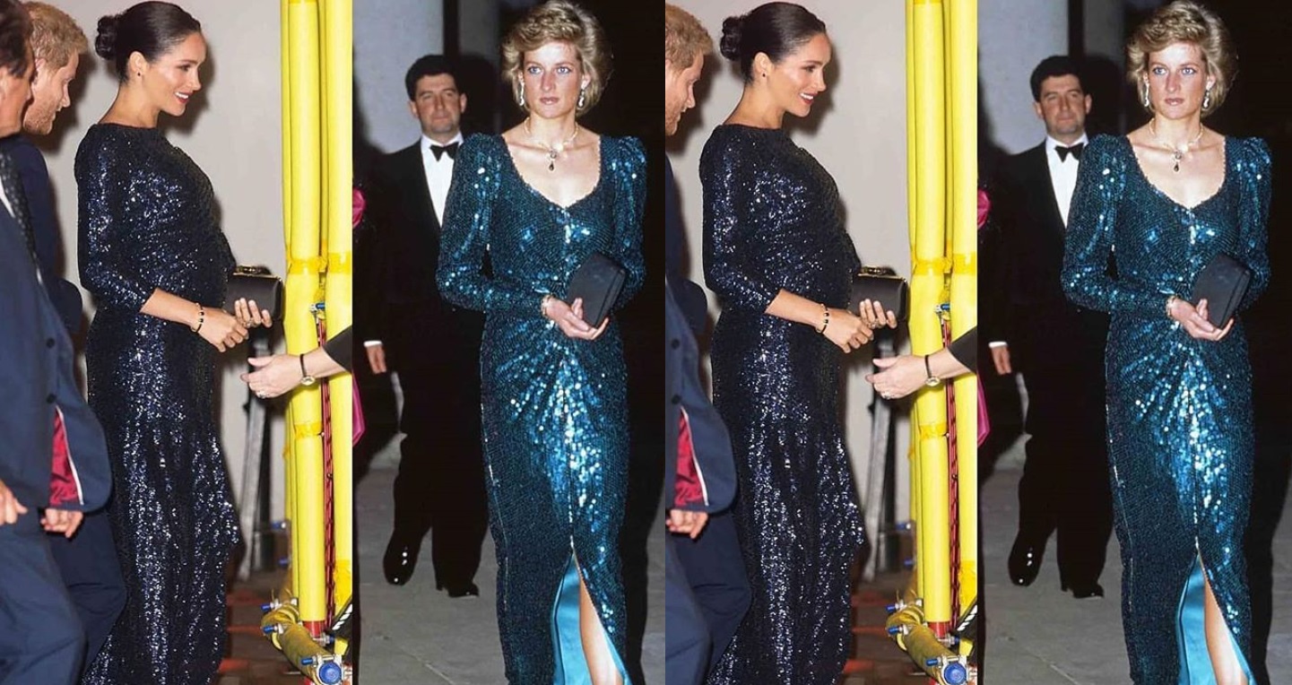 Meghan Markle come Kate Middleton: l'abito lungo Roland Mouret è un altro omaggio a Lady Diana