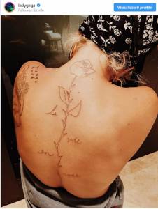 Lady Gaga, il nuovo tatuaggio