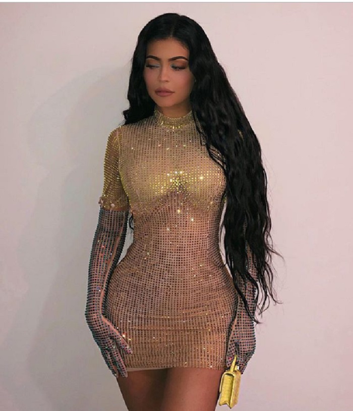 Kylie Jenner, look Coachella: dal jeans e la maglietta corta al glitter attillato Kylie Jenner, look Coachella: dal jeans e la maglietta corta al glitter attillato 4
