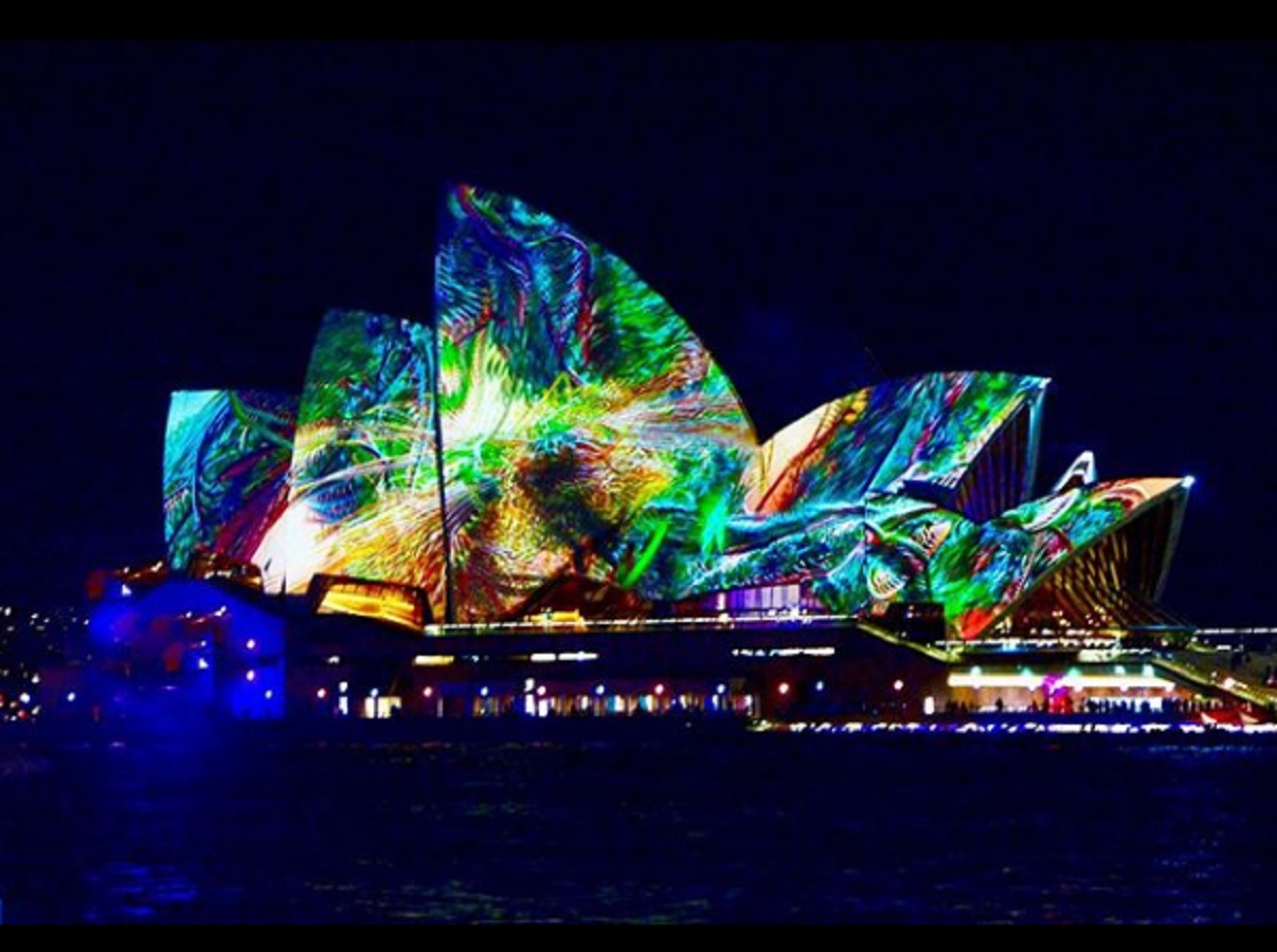 Vivid Sydney 2019 Festival, anche la light art di un artista italiano