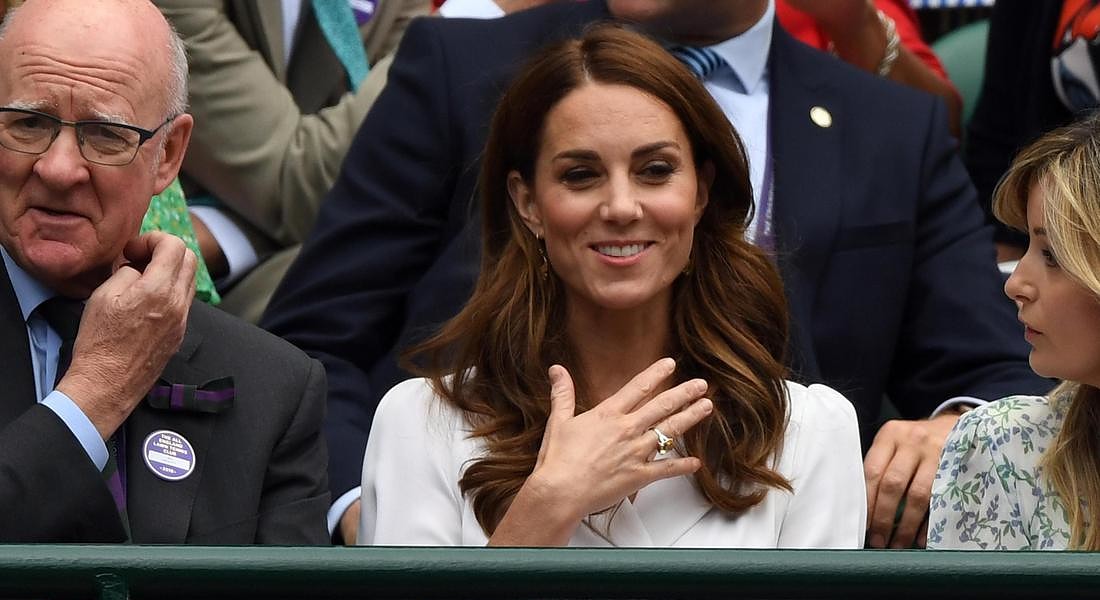 Kate Middleton e Meghan Markle separate a Wimbledon1
