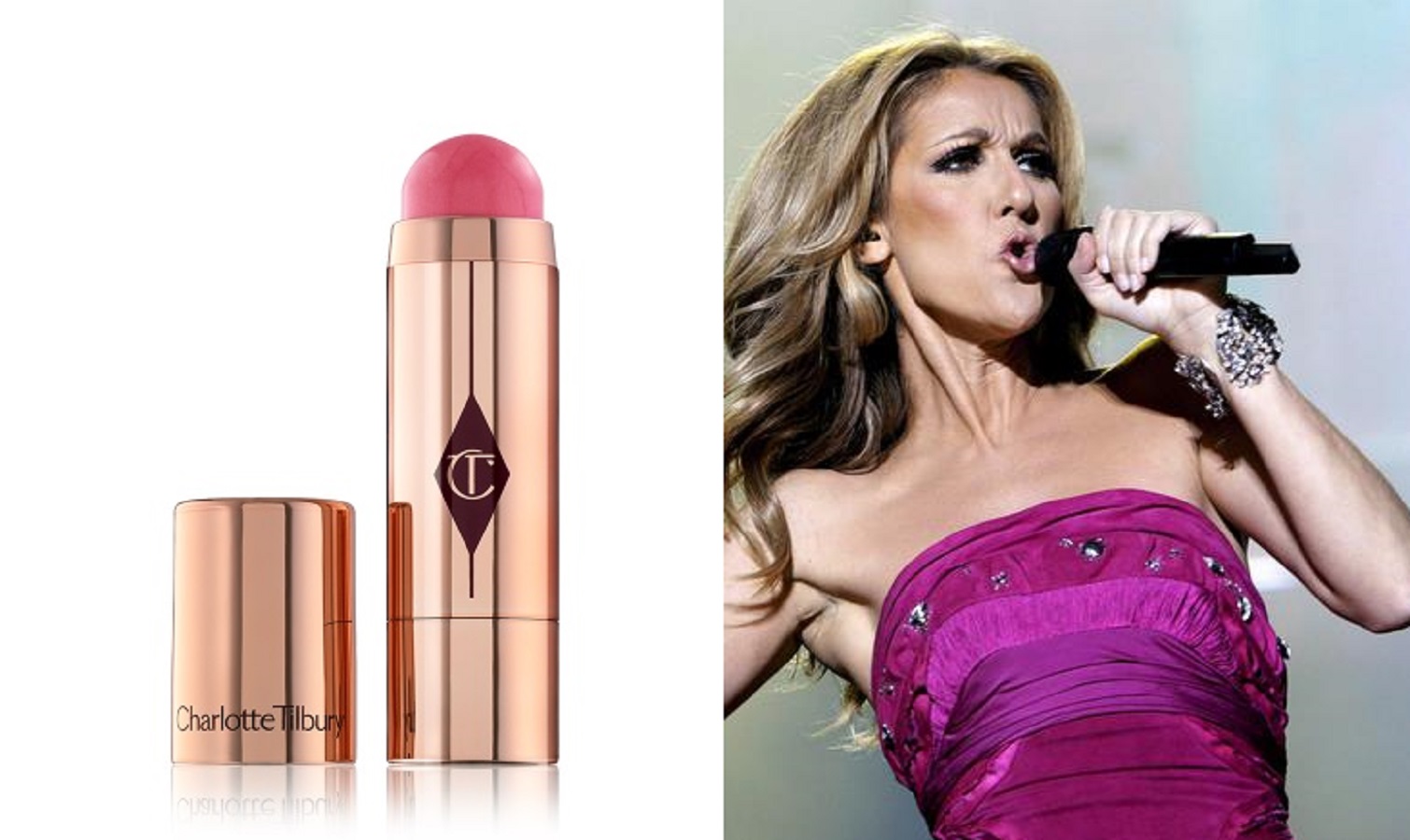 Il blush stick amato da Céline Dion per zigomi impeccabili